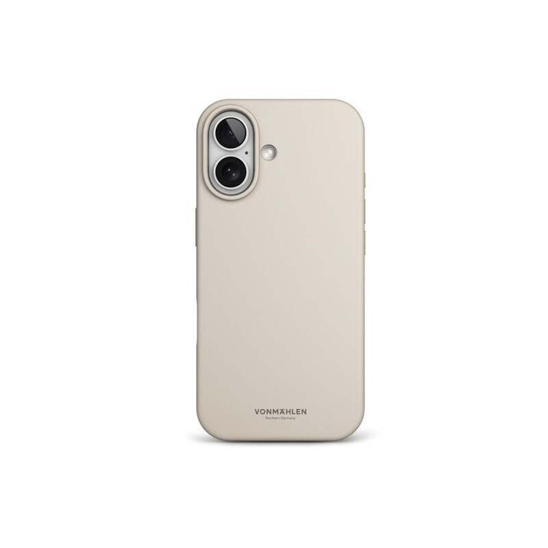 Capa VONMÄHLEN MagSafe Silicone para iPhone 17 (Bege)