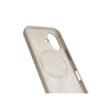 Capa VONMÄHLEN MagSafe Silicone para iPhone 17 (Bege)