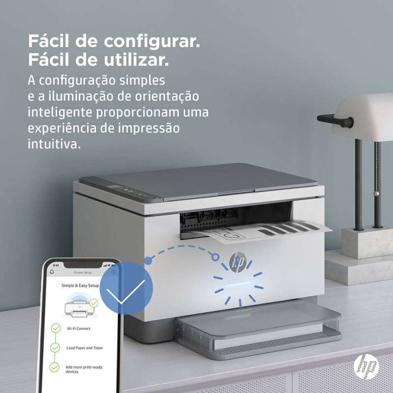 Impressora Laser Monocromática HP LaserJet M234dw Multifunções (Impressão, Cópia, Digitalização), Duplex Auto, Wireless