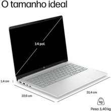 Portátil HP OmniBook 3 Next Gen AI 14-hz0001np | 14" | Qualcomm Snapdragon X X1-26-100 | 16GB | 1TB SSD