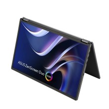 Monitor Asus 14" ZenScreen Duo OLED MQ149CD FHD WUXGA 60Hz 1ms Dobrável Duplo Ecrã HDMI USB-C Prateado