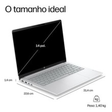 Portátil HP 14-hz0002npx (14'' - Snapdragon X X1-26-100 -RAM: 32 GB - 1 TB SSD - Qualcomm Adreno)
