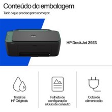 Impressora Multifunções HP DeskJet 2923 - Wi-Fi