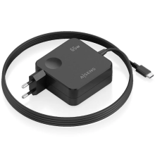 Carregador AISENS 65W PD 3.0 1xUSB-C 1.5m, Preto