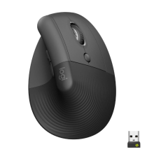 Rato LOGITECH Lift Graphite (Wireless - 4000 dpi - Preto)