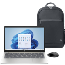Pack HP 14-EP0014NP (14'' - Intel N100 - RAM: 4 GB - 128 GB SSD - Intel UHD Graphics) + Mochila + Rato
