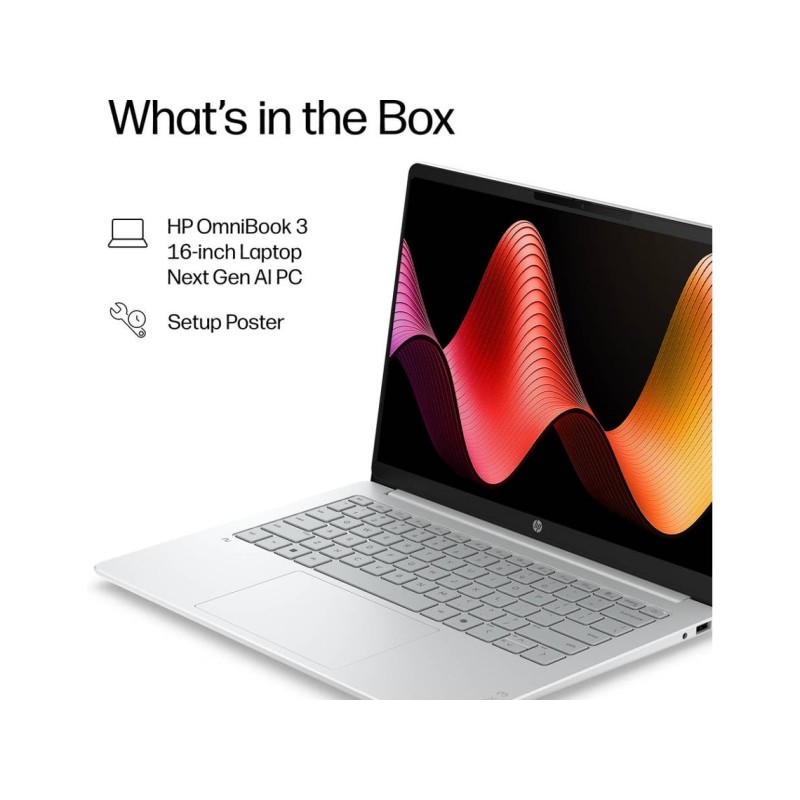 HP OmniBook 3 16-bu0002np (16'' - Intel Core 5 120U - RAM: 16 GB - 512 GB SSD - Intel Graphics)