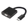 Adaptador Aisens USB Tipo-C para VGA 15cm
