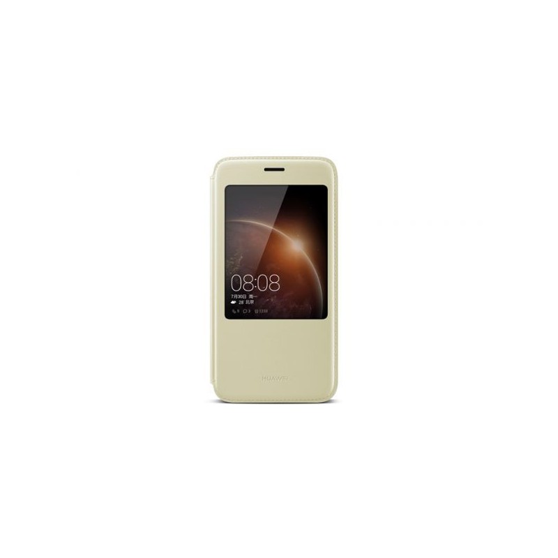 Capa Flip View HUAWEI GX8 Gold