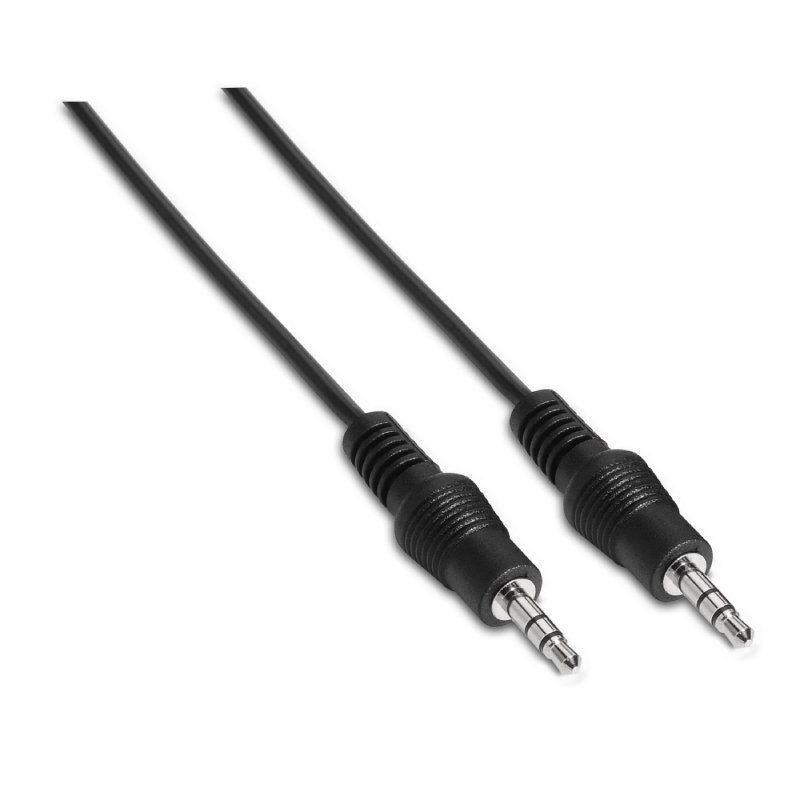 Cabo de Áudio Aisens (Jack 3.5mm - 1.5 m - Preto) A128-0142