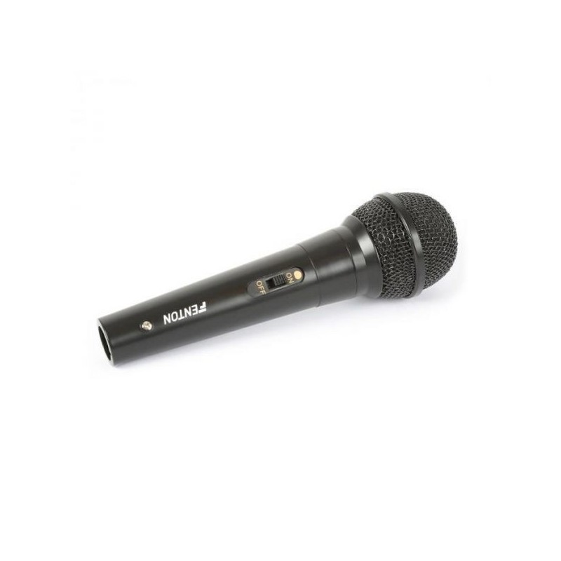 Microfone Dinâmico Unidirecional Fenton DM100 3M Preto