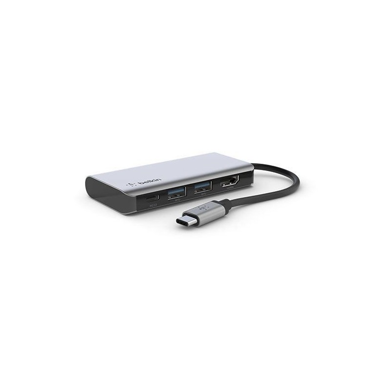 Belkin CONNECT USB-C 4-in-1 Multiport Adapter AVC006btSGY